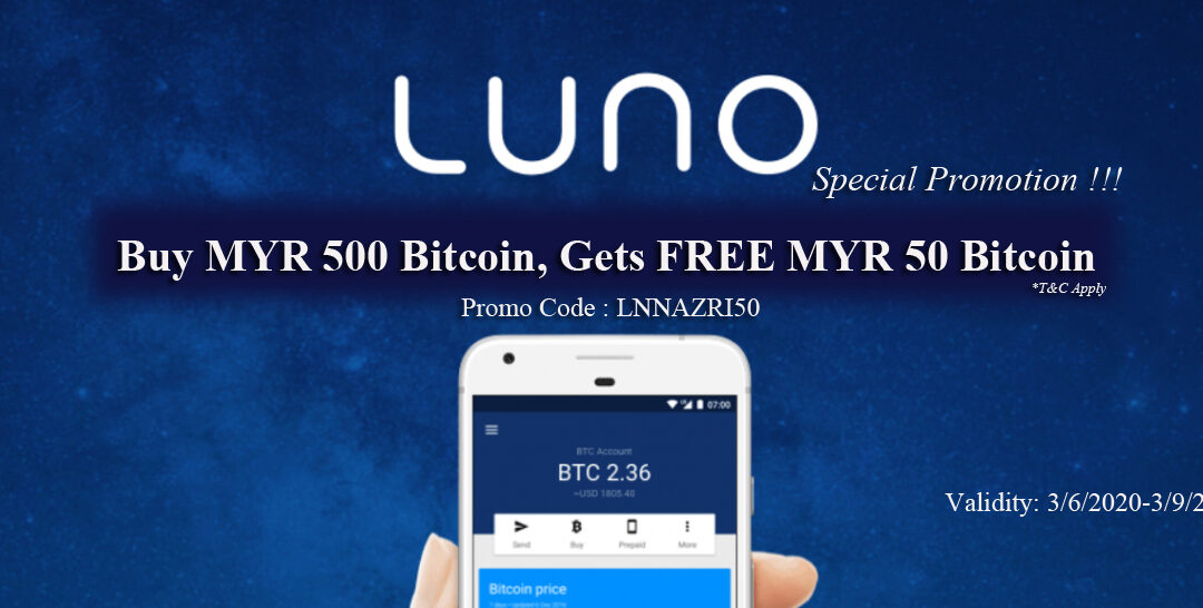 Beli Bitcoin RM500, Dapat PERCUMA Bitcoin RM50